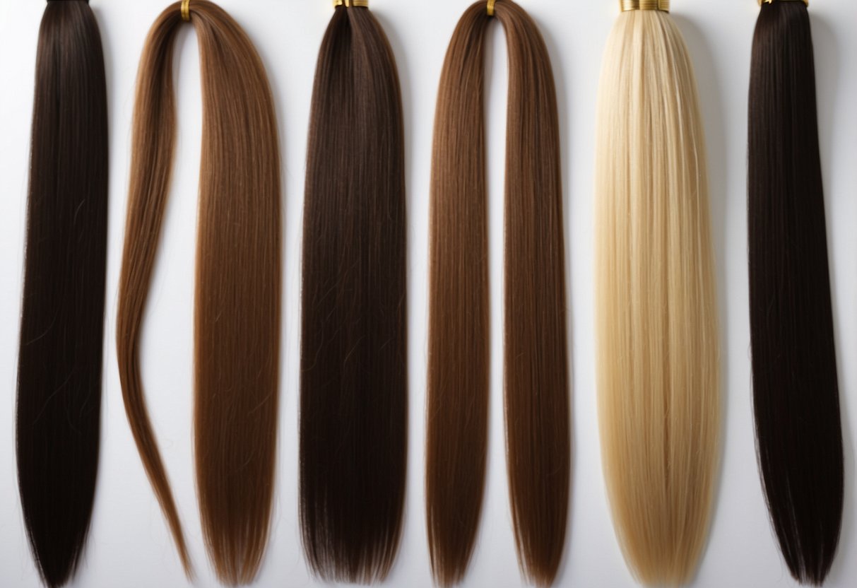 Nano-ring hair extensions compared to other methods. No damage to natural hair. Use visual aids to illustrate the comparison