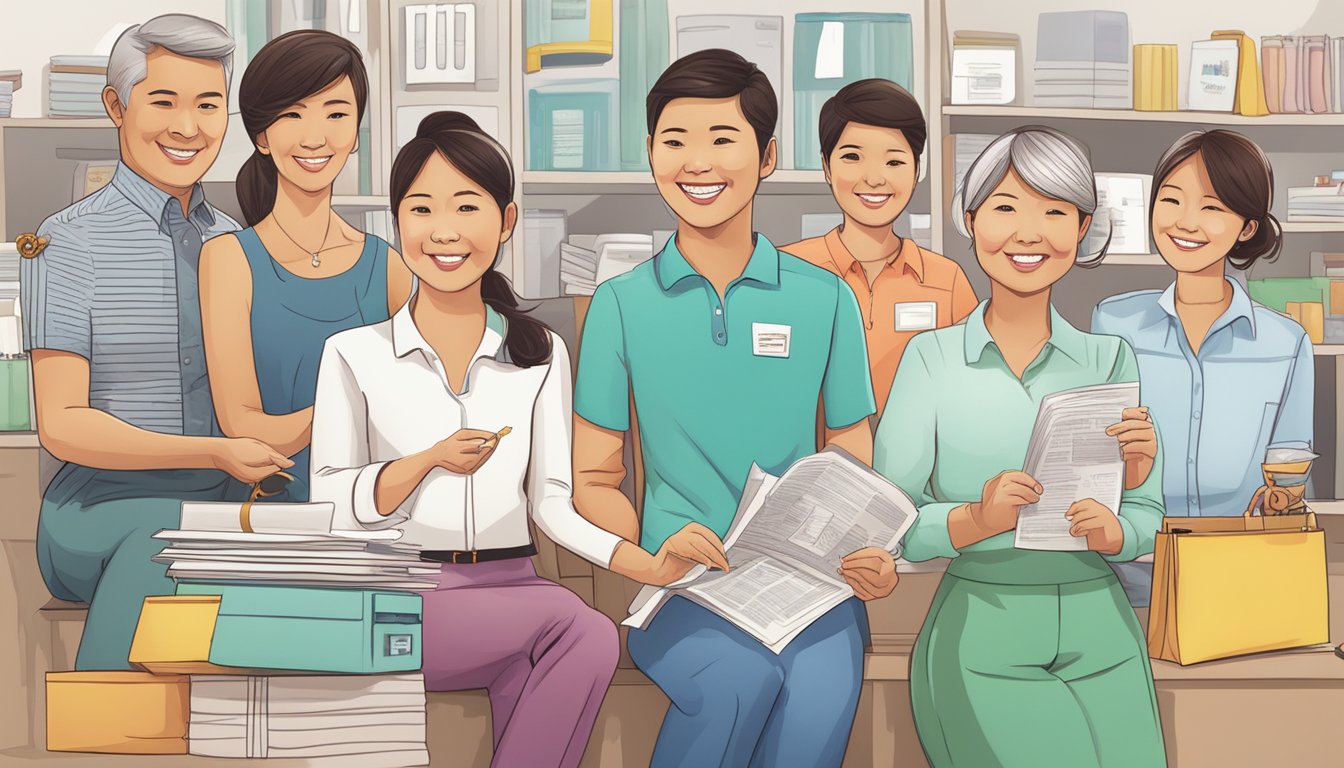 A collage of positive customer testimonials and reviews from SuperMamaStore.com, showcasing satisfied corporate gift recipients in Singapore