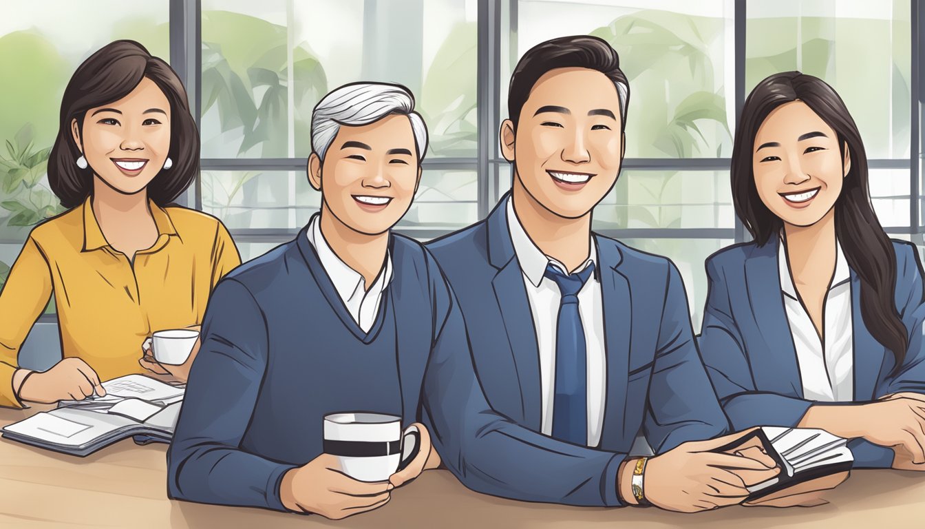 A collection of positive customer testimonials and reviews displayed on TheWalletShop.com's website, showcasing satisfied corporate gift recipients in Singapore