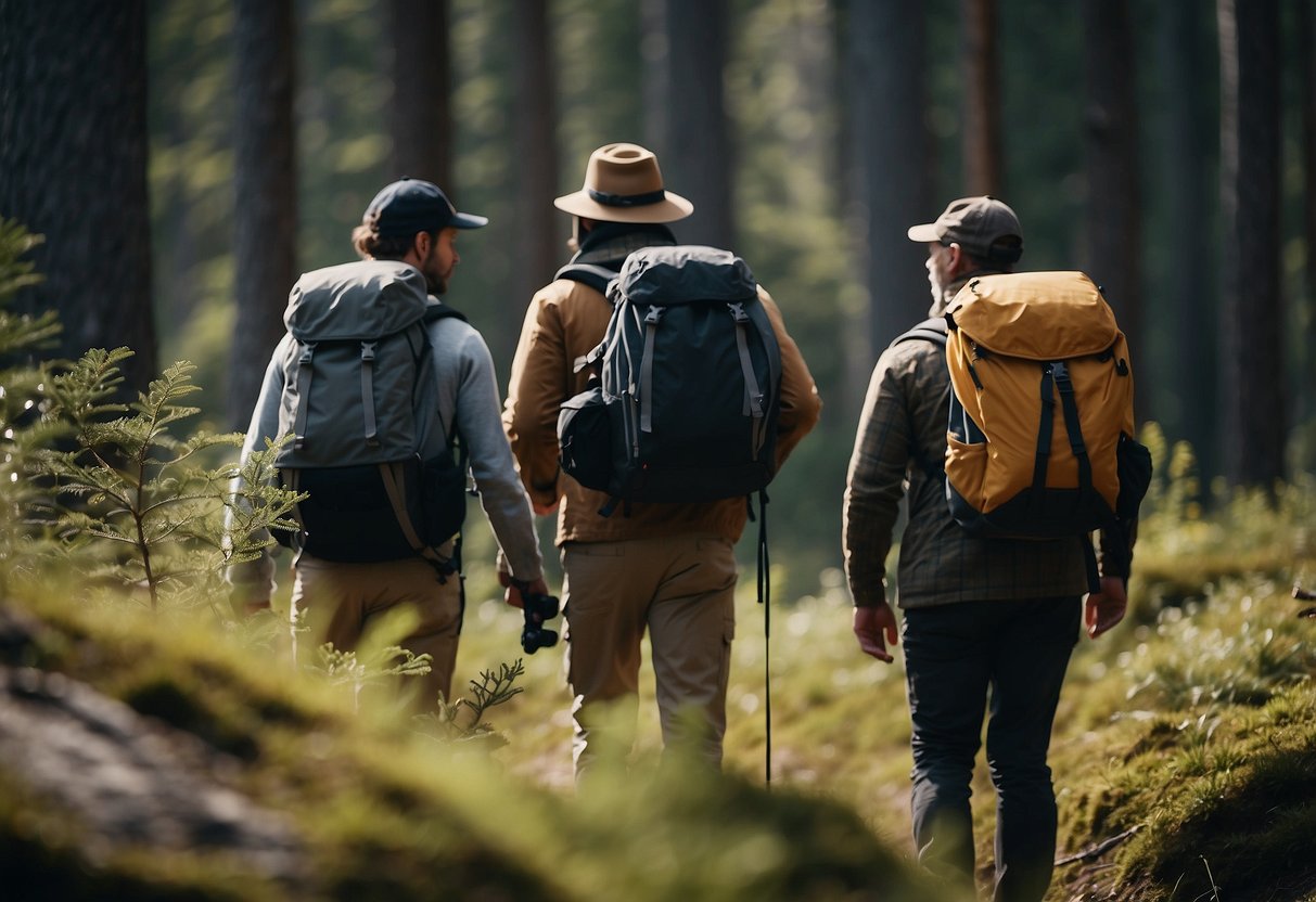 Hikers create noise in bear country. Tips for bushcrafting