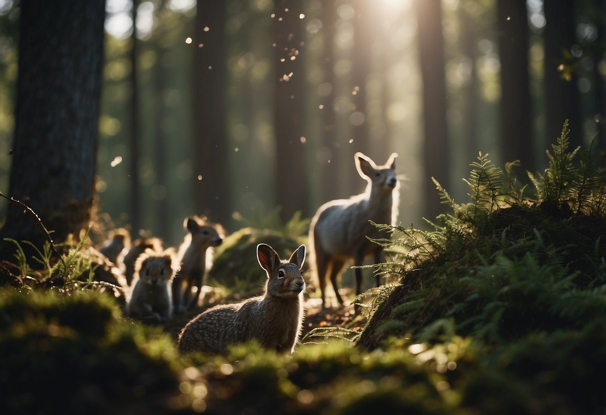 Animals scatter as noise echoes through the forest. A bushcrafter uses various methods to handle emergencies