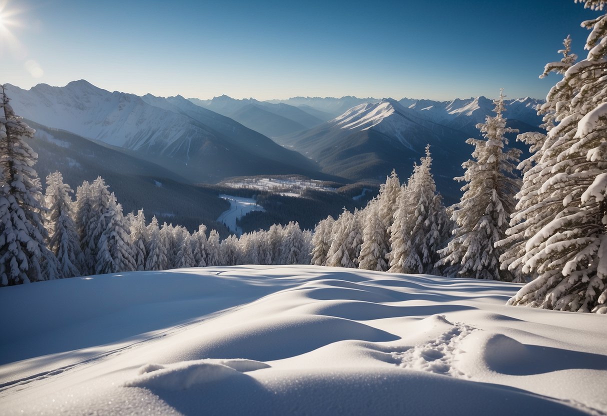 Snow-covered mountains, winding trails through forests, and open fields with pristine snow make up the top cross country skiing spots in Africa