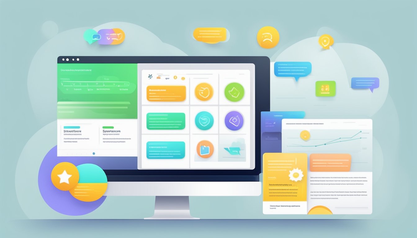 A collection of glowing testimonials and reviews from satisfied customers, displayed on a sleek and modern website interface