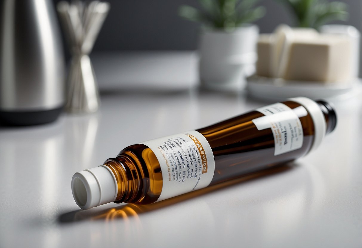 A bottle of Masteron sits on a clean, white surface with a sharp, modern font reading "Frequently Asked Questions How to Use Masteron (Drostanolone) for Cutting Cycles."