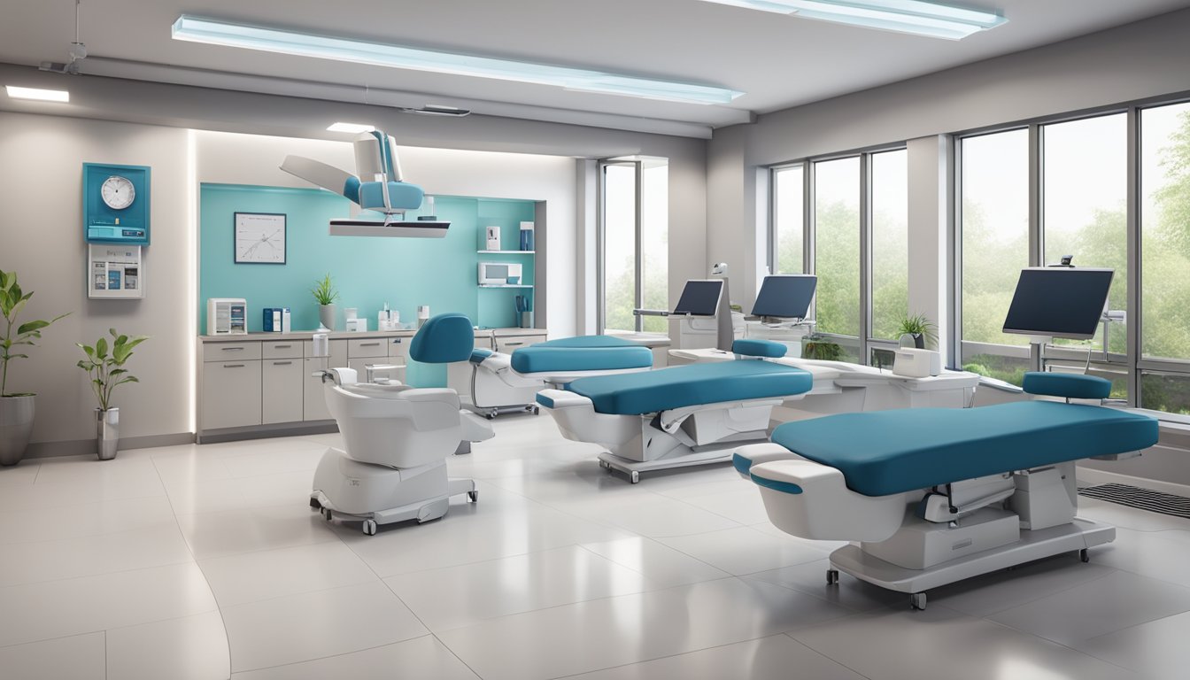 The Doctor Expertise ACE Cardiology Clinic is a modern, spacious clinic with state-of-the-art equipment and comfortable seating for patients