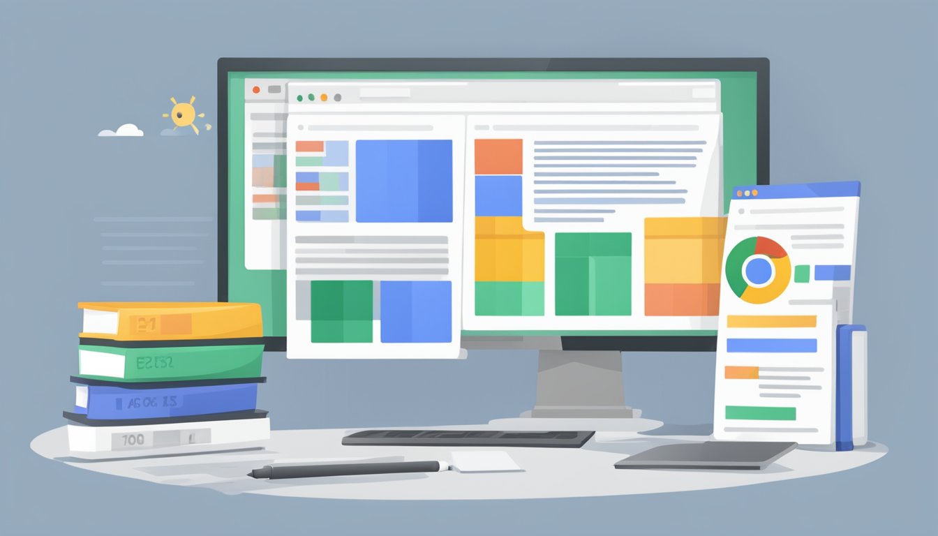 A computer screen displaying the Google Webmaster Tools homepage with a list of frequently asked questions and a search bar