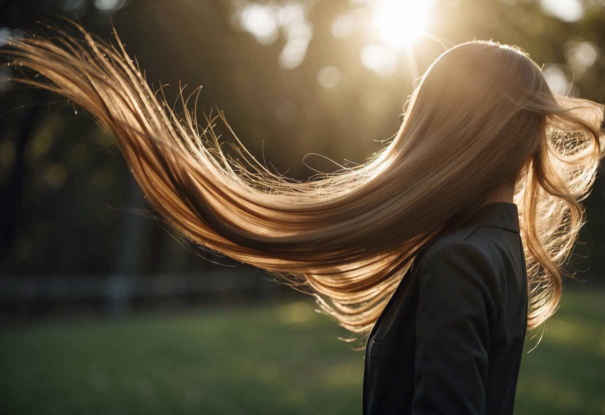 Upon removal, hair grows freely from where extensions were attached