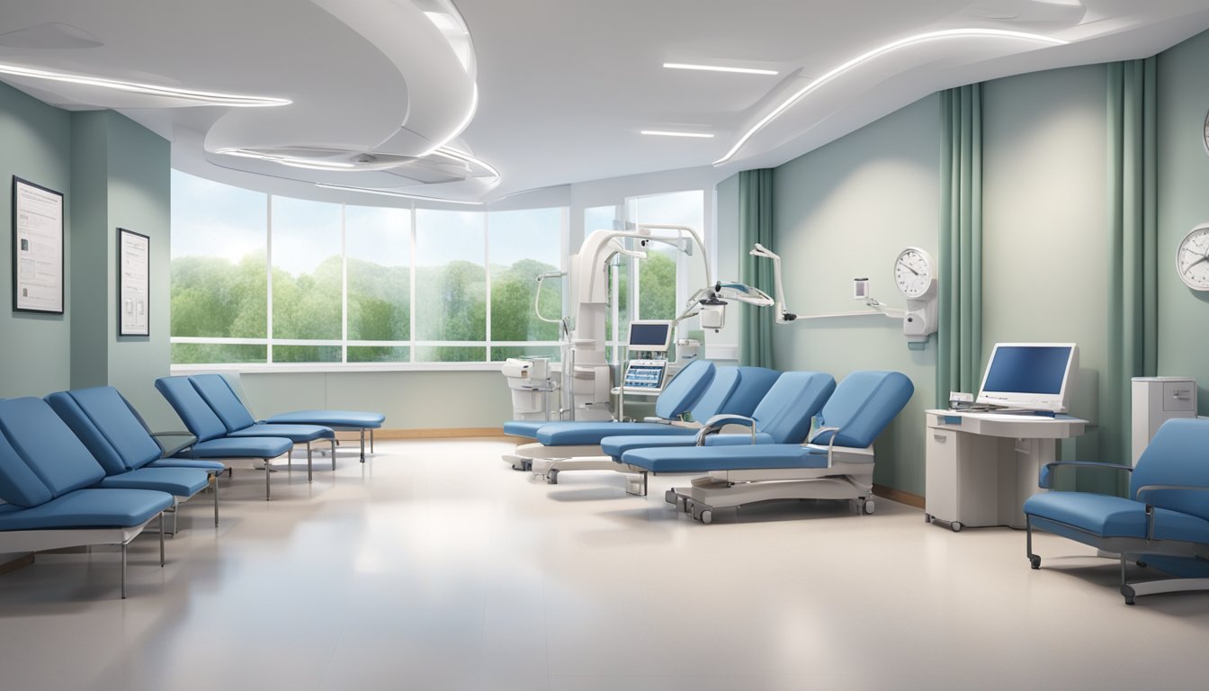 The Doctor Expertise Capital Heart Centre - Cardiology Clinic is a modern, spacious facility with state-of-the-art equipment and comfortable seating for patients