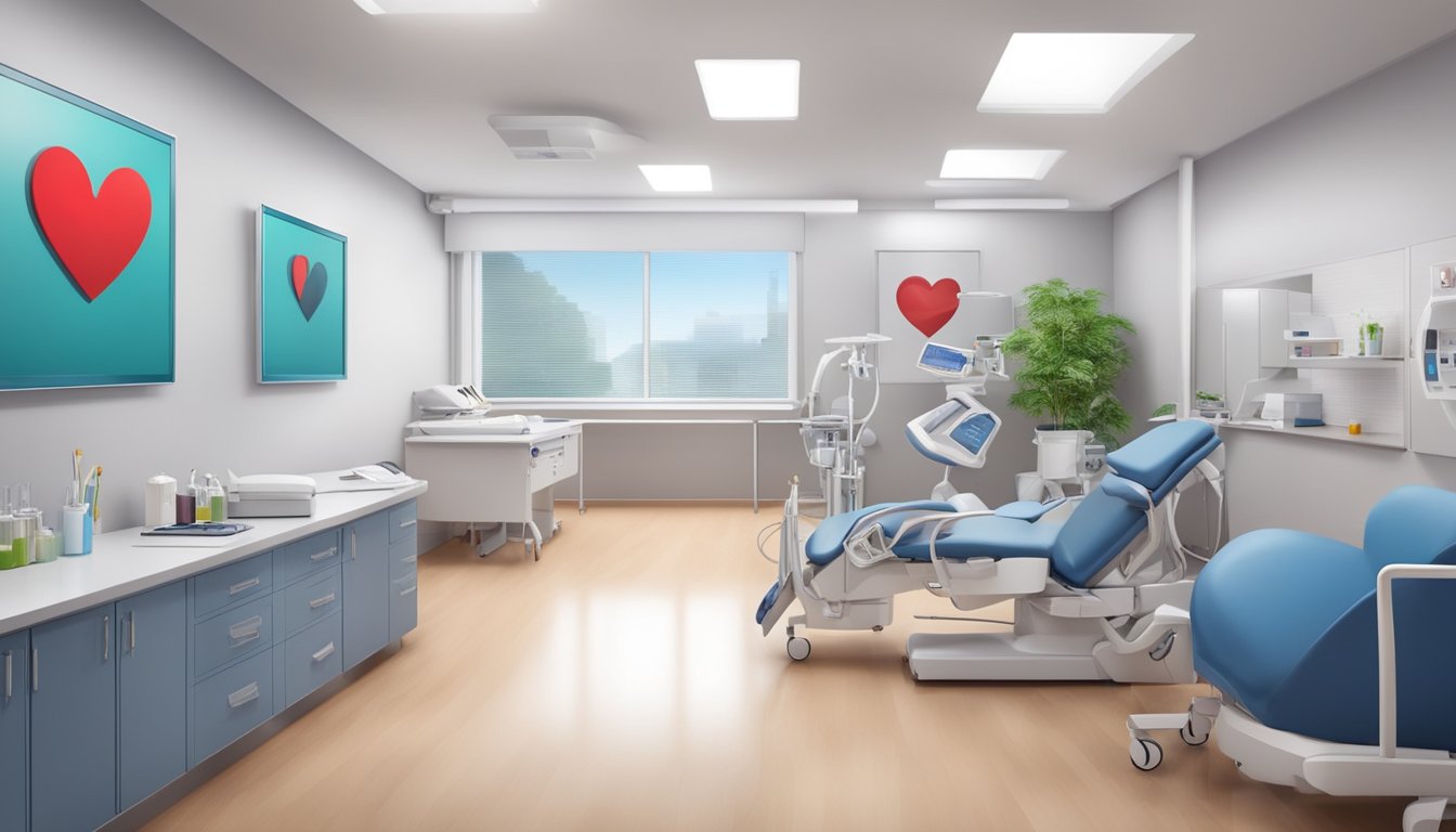 The cardiology clinic is equipped with modern facilities and offers a range of services for heart health