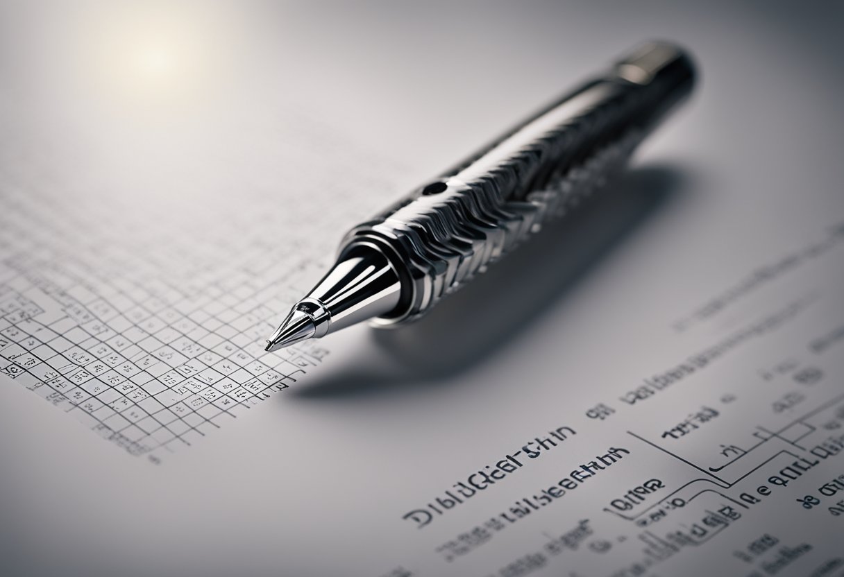 A digital pen creating a unique encrypted signature on a blockchain document