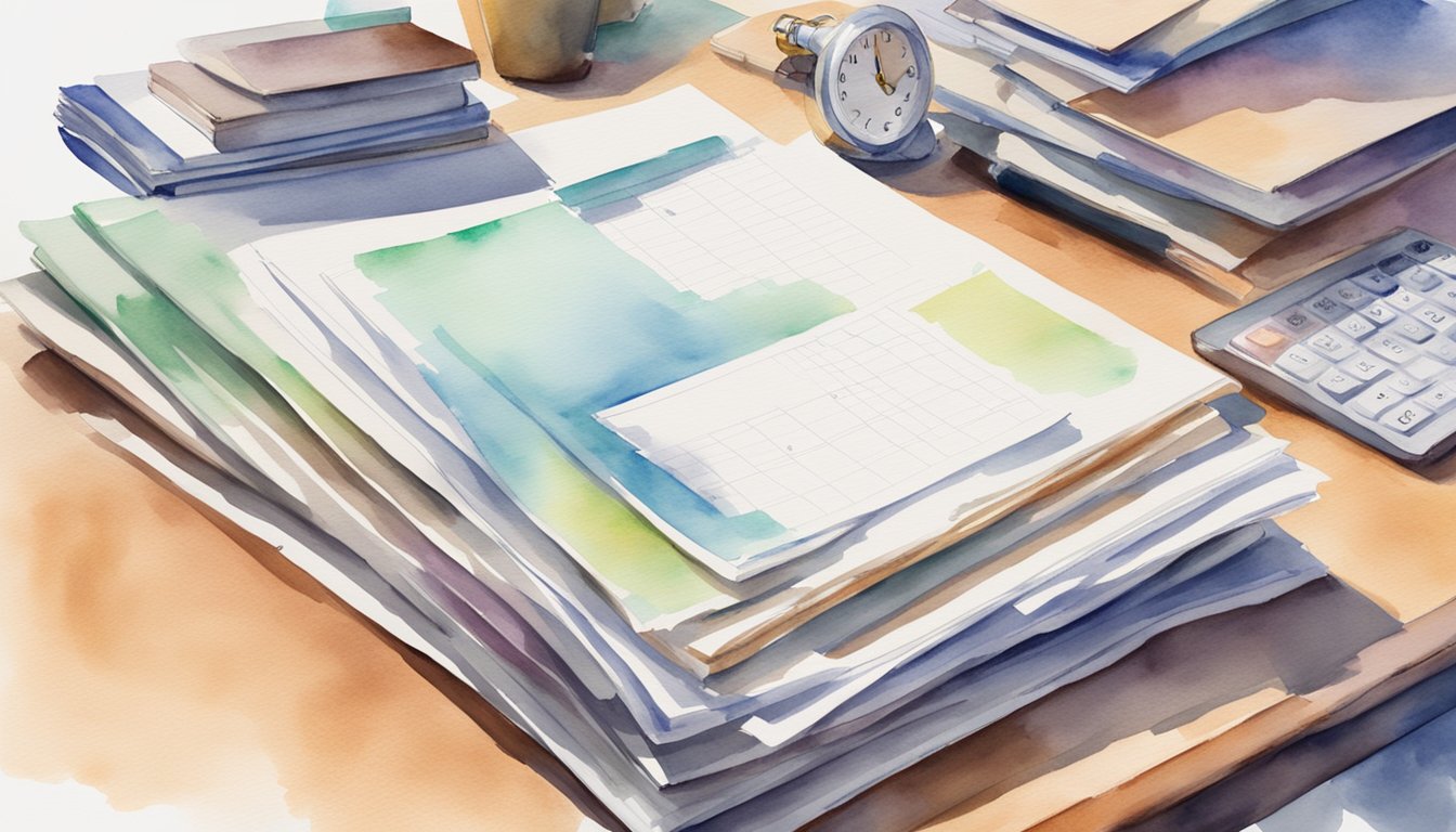 A stack of completed law school applications sits on a desk, ready to be submitted.</p><p>A calendar on the wall shows the deadline approaching