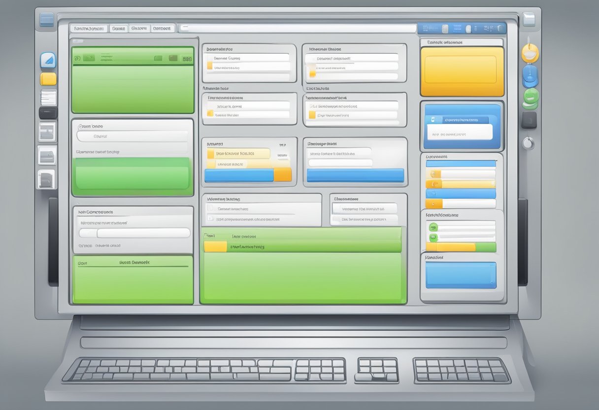 A computer screen displaying a discussion board generator interface with various input fields and options. The interface is clean and modern, with a simple and intuitive design