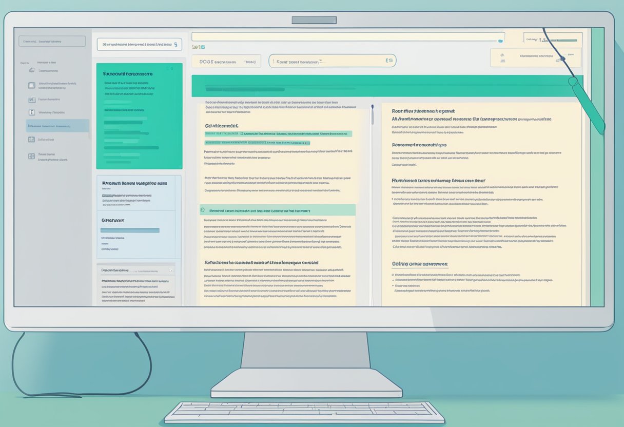 A computer screen displays a discussion post with citations and references listed below in a neat format