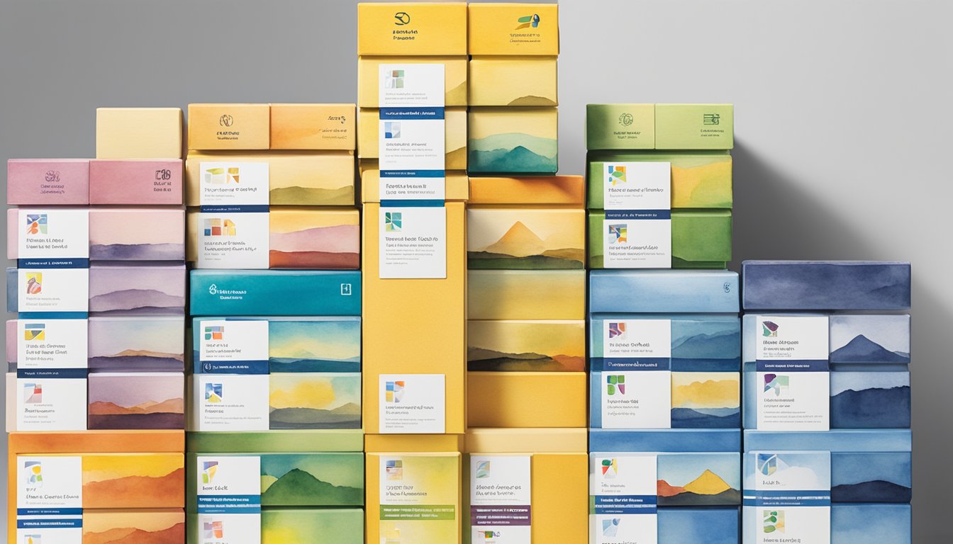 A stack of 7 German language program boxes with the Rosetta Stone logo displayed prominently on each cover