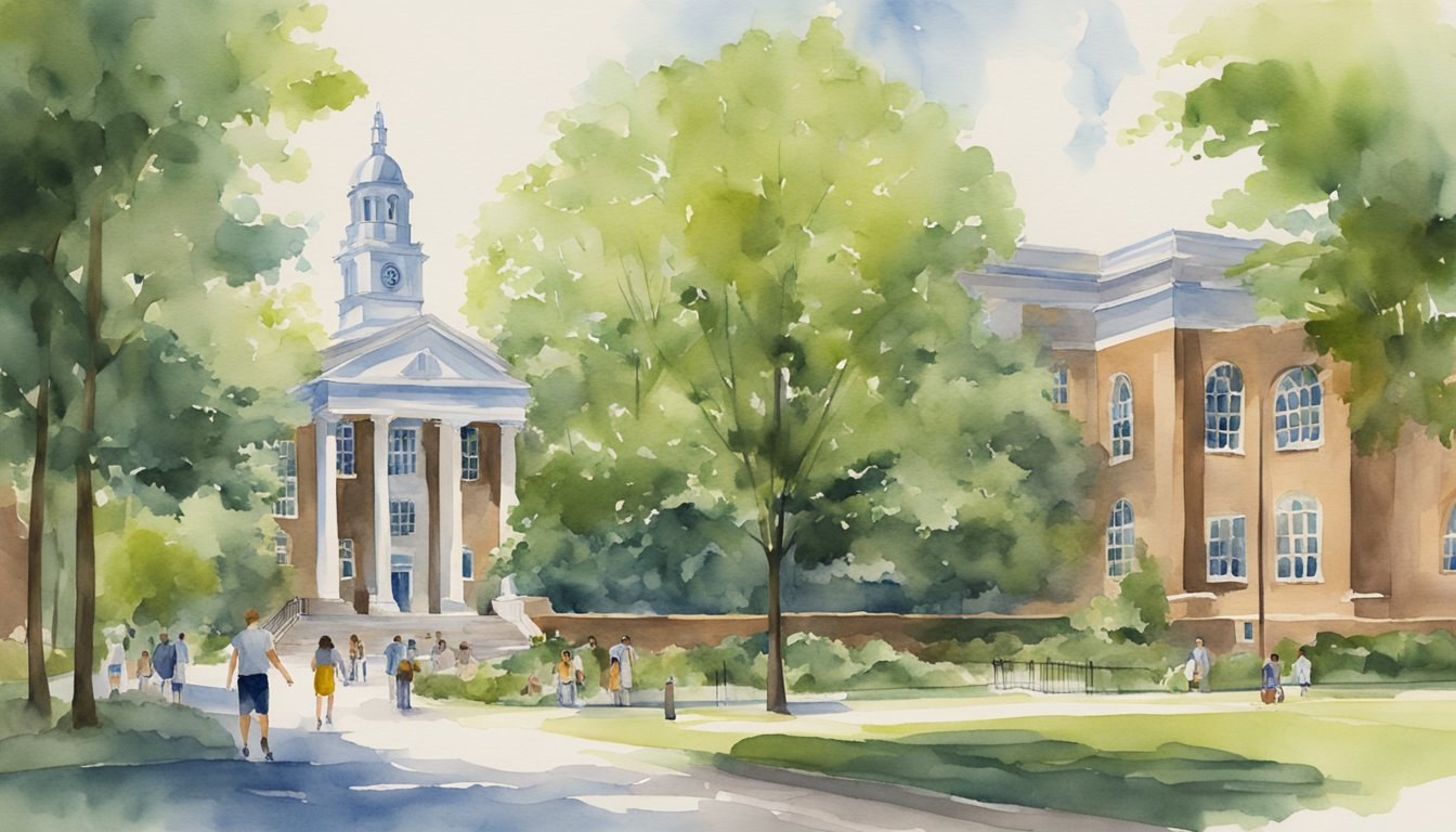 The University of North Carolina-Chapel Hill's campus is bustling with students and faculty, surrounded by modern buildings and lush greenery.</p><p>A sense of academic excellence and innovation permeates the air