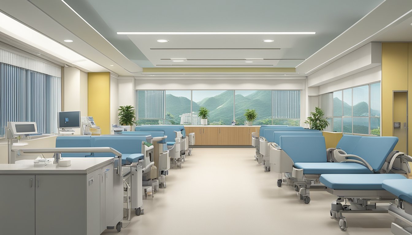 The Cardiology Clinic at Ng Teng Fong General Hospital features modern medical equipment, comfortable waiting areas, and dedicated staff providing top-notch care