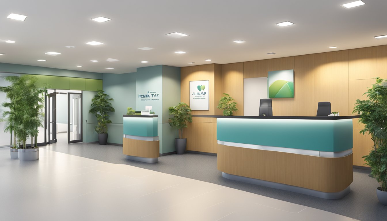 The Julian Tan Heart Specialist Clinic is easily accessible with clear signage and parking. The modern building features a spacious waiting area and a welcoming reception desk