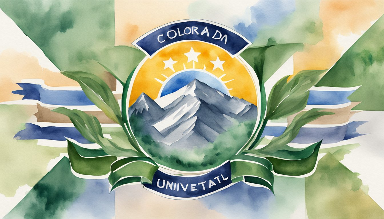 The Colorado State University-Global Campus logo displayed with 9 military flags, symbolizing the top-rated online colleges for veterans