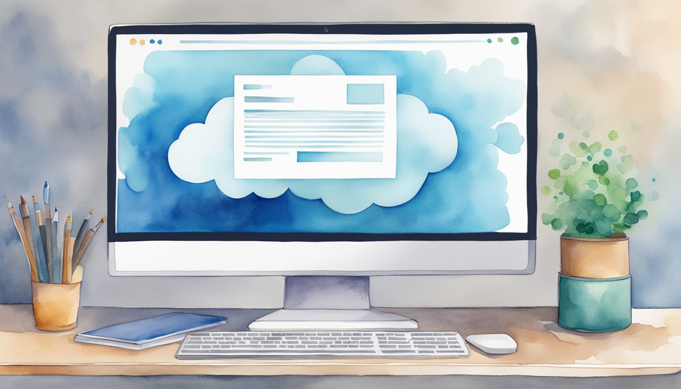 A computer screen displaying "edX: Professional Certificate in Cloud Computing" with 10 best online courses listed