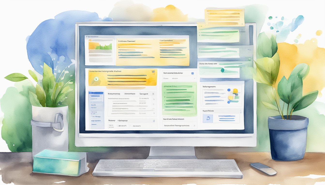 A computer screen displaying a list of "Mode Analytics 11 Best Websites for Learning SQL," surrounded by open tabs with SQL tutorials and a notebook with SQL notes