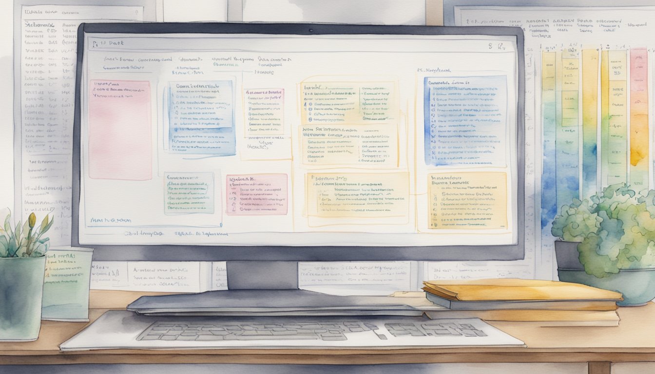 A computer displaying Harvard's Data Science course list on linear regression and natural language processing