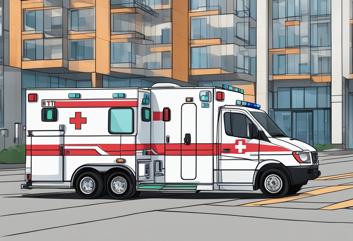 Ambulância com UTI: Cuidado Intensivo Móvel para Emergências 8 An ambulance with a UTI unit integrated into the hospital network