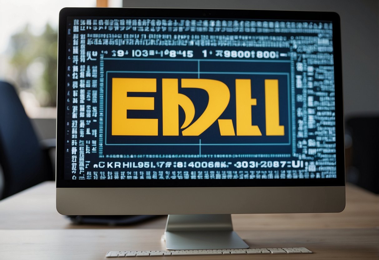 A computer screen displaying the acronym "EDPI" in bold letters with a cursor hovering over it