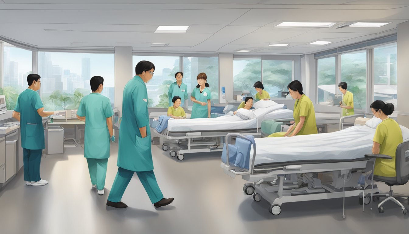 The National University Heart Centre bustles with patients seeking top-notch cardiology care from Dr. Lee Chi Hang Ronald
