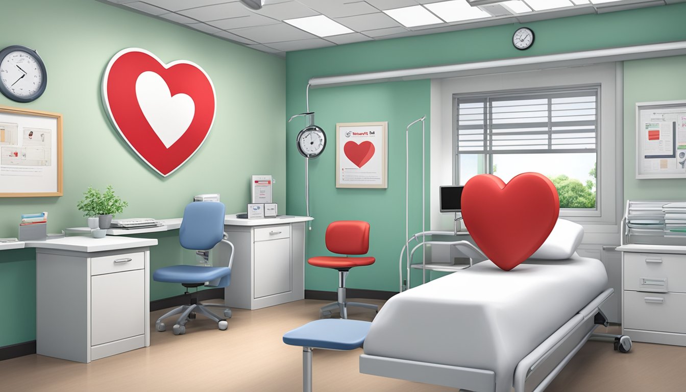 Dr. Philip Koh Siam Soon's clinic, with a stethoscope and heart-shaped logo, exudes a professional and welcoming atmosphere