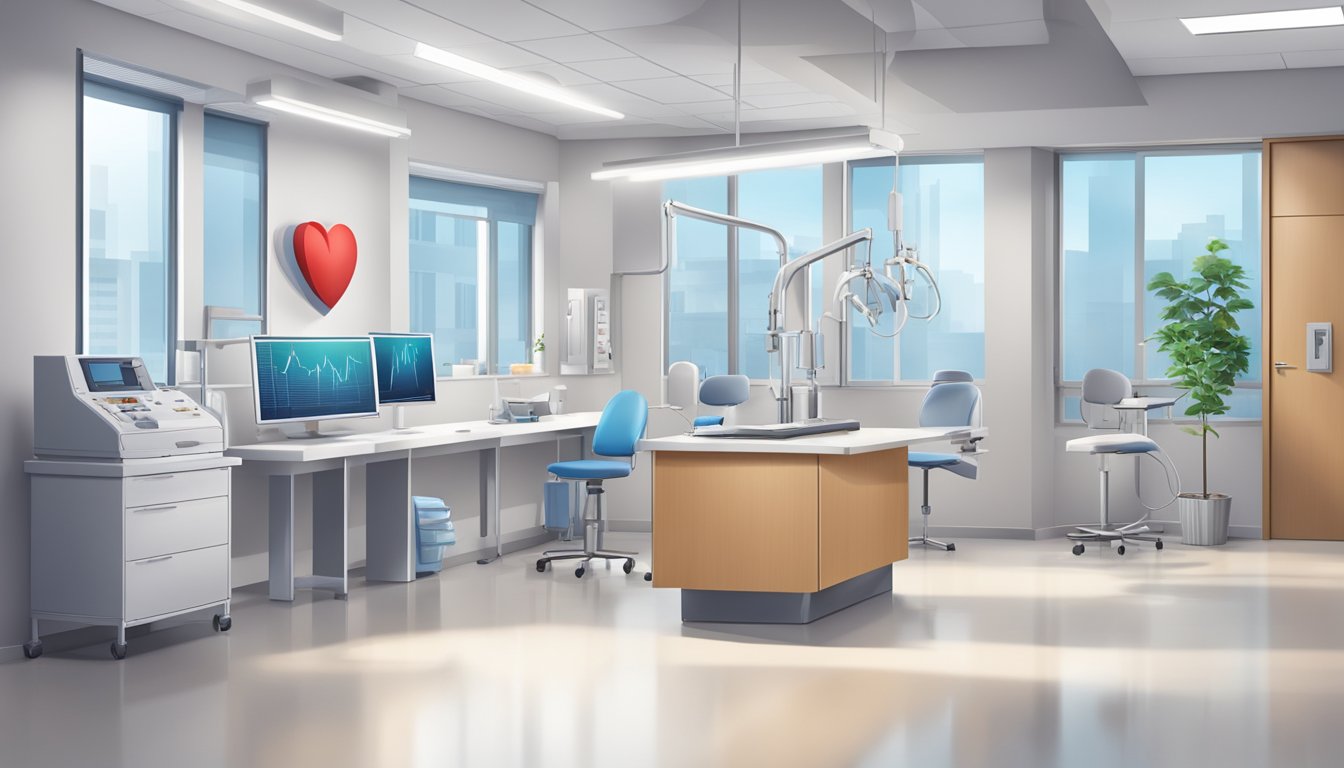 A modern, clean and professional cardiology clinic with a focus on heart health and patient care