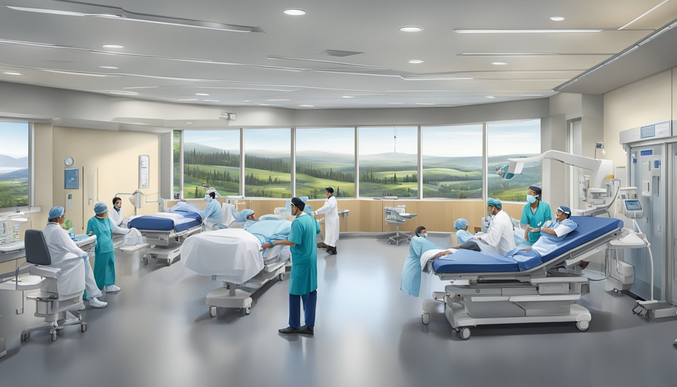 The Nobel Heart Centre at Gleneagles, led by Dr. Saurabh Rastogi, bustles with activity as patients and medical staff move through the modern, state-of-the-art facility
