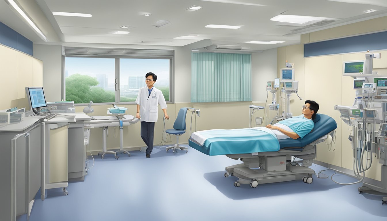 Dr. Chai Ping at National University Heart Centre, Singapore, providing cardiology services