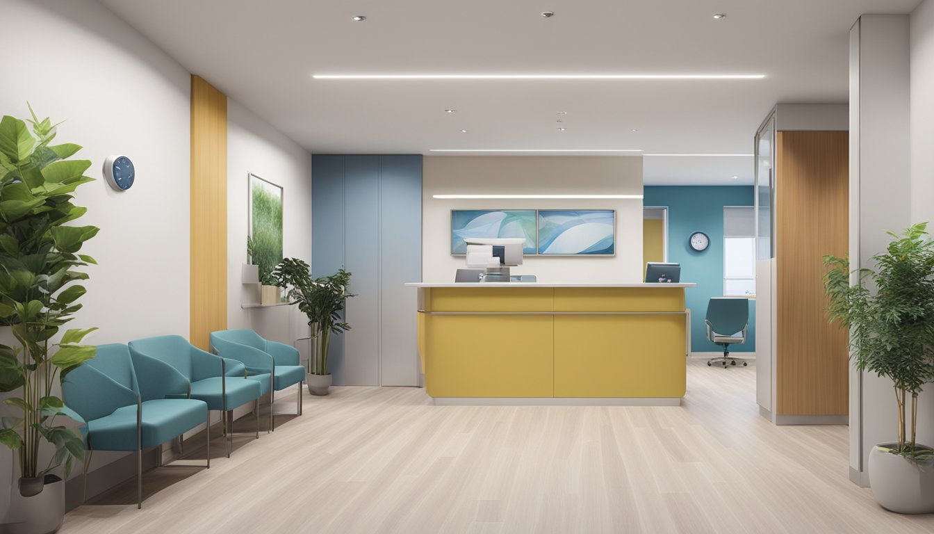 A modern clinic with state-of-the-art equipment and a calming atmosphere. The reception area is welcoming, with comfortable seating and friendly staff. The consultation rooms are spacious and well-equipped for thorough cardiac assessments