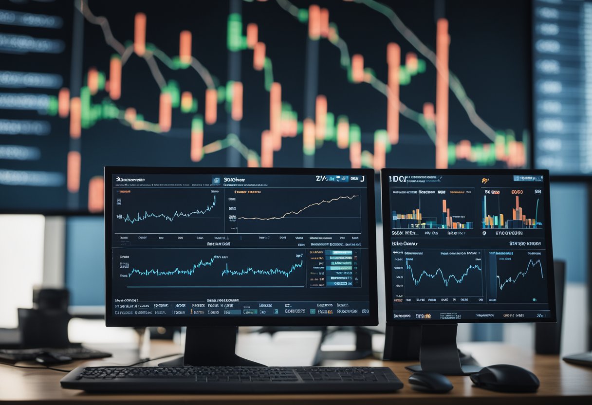 A computer screen displaying various blockchain indexer services with performance metrics and comparison charts