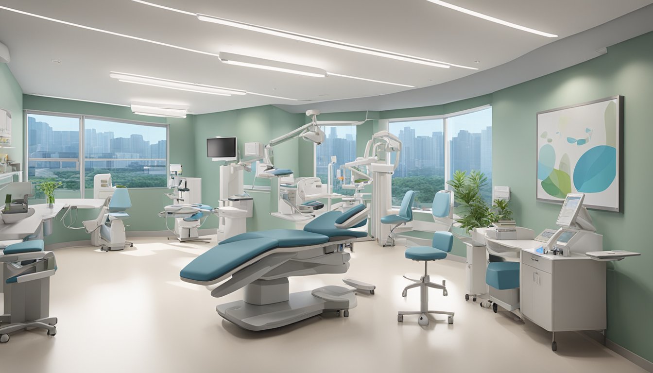 A modern, spacious clinic with state-of-the-art equipment and a calming atmosphere. Patients are greeted by friendly staff and can expect top-notch care from Dr. Daniel Yeo, a renowned cardiologist