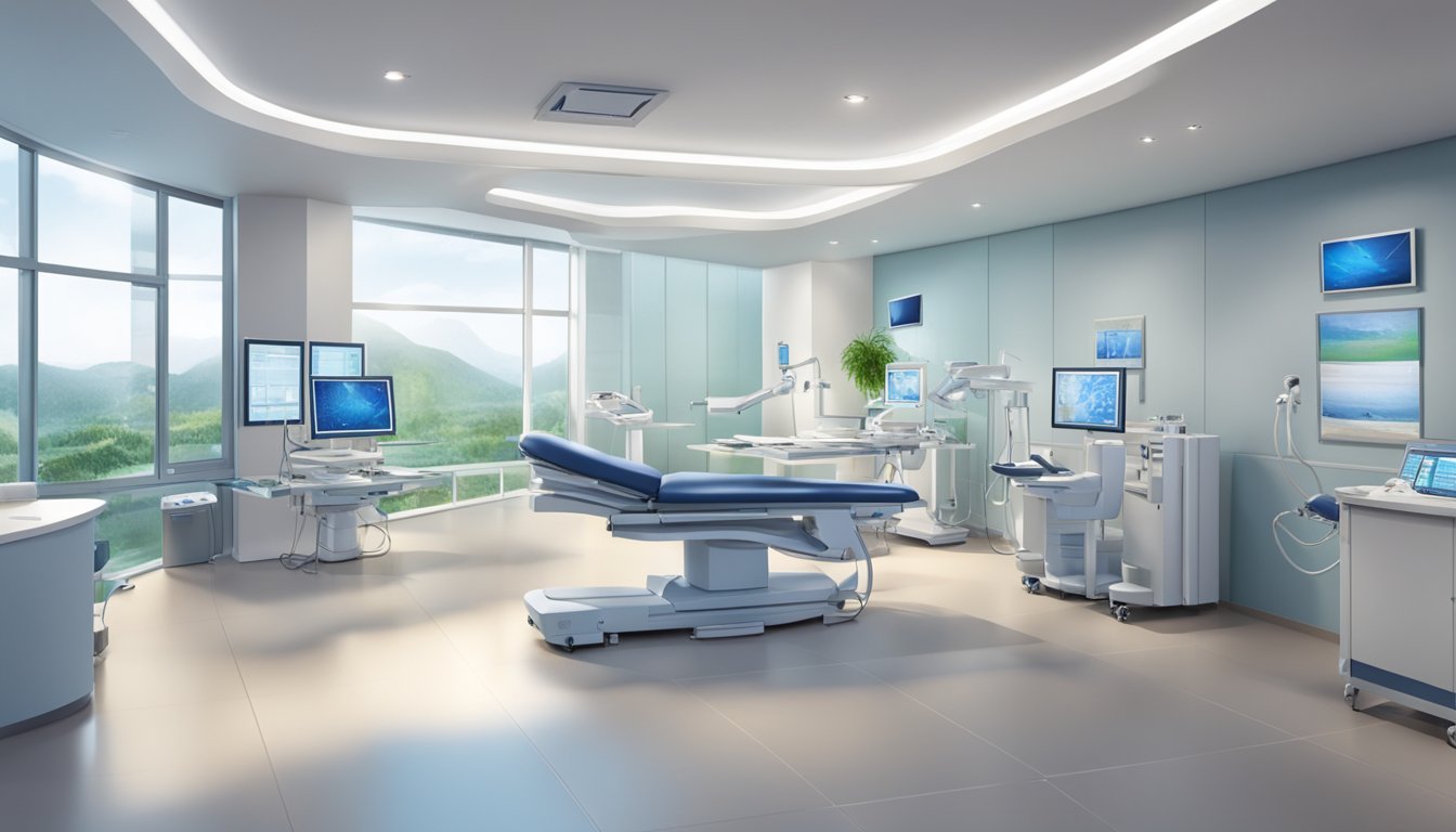 A modern, spacious heart and vascular centre with state-of-the-art equipment and a calming, professional atmosphere