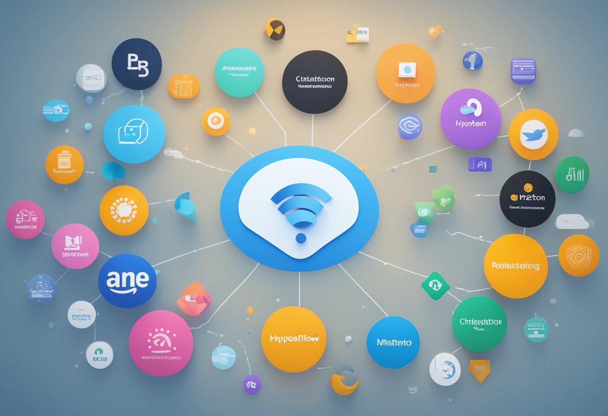 The customer service AI solutions are represented by logos of Dialogflow, IBM Watson Assistant, Amazon Lex, Krips, and Chatb