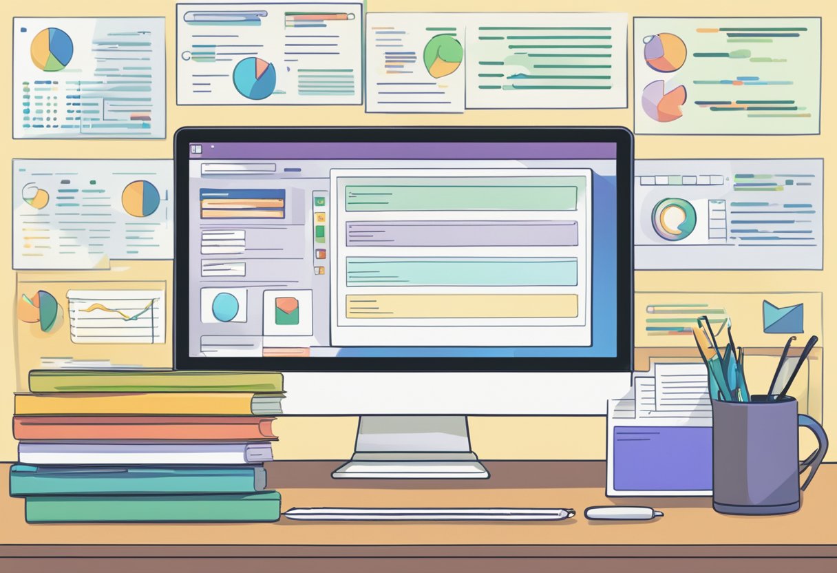 A computer screen displaying various data scraper tools with a list of frequently asked questions beside it