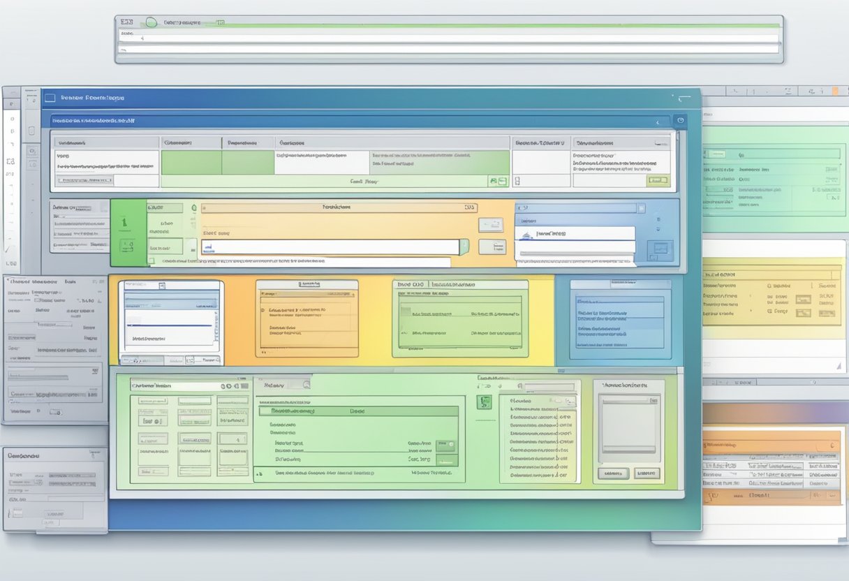 The software interface displays data scraping features