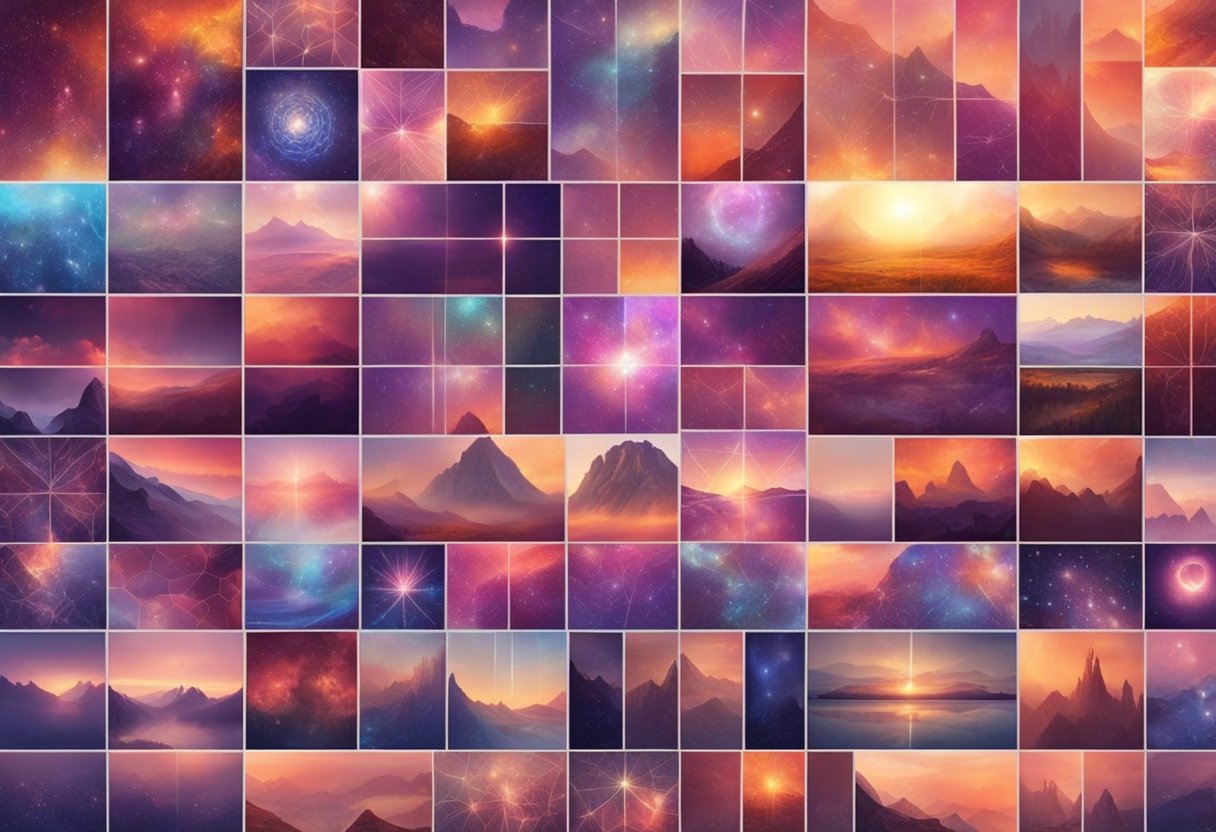 A grid of faceless AI video templates animating in sync