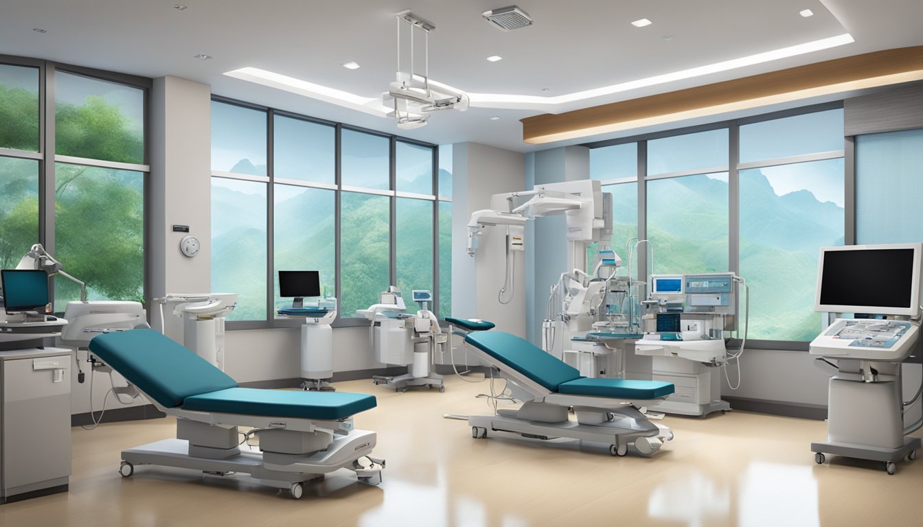 The Asian Heart & Vascular Centre (AHVC) is a modern, state-of-the-art facility with advanced medical equipment and a calming, serene atmosphere
