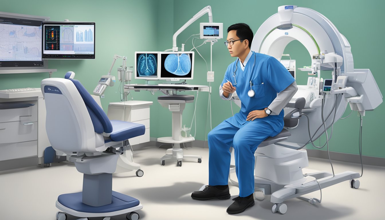 Dr. Jeremy Chow of AHVC provides cardiology services in a modern, professional setting with advanced medical equipment