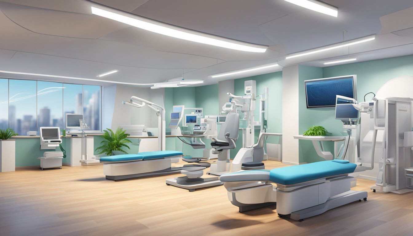 A modern, spacious heart centre with state-of-the-art equipment and a calming ambiance