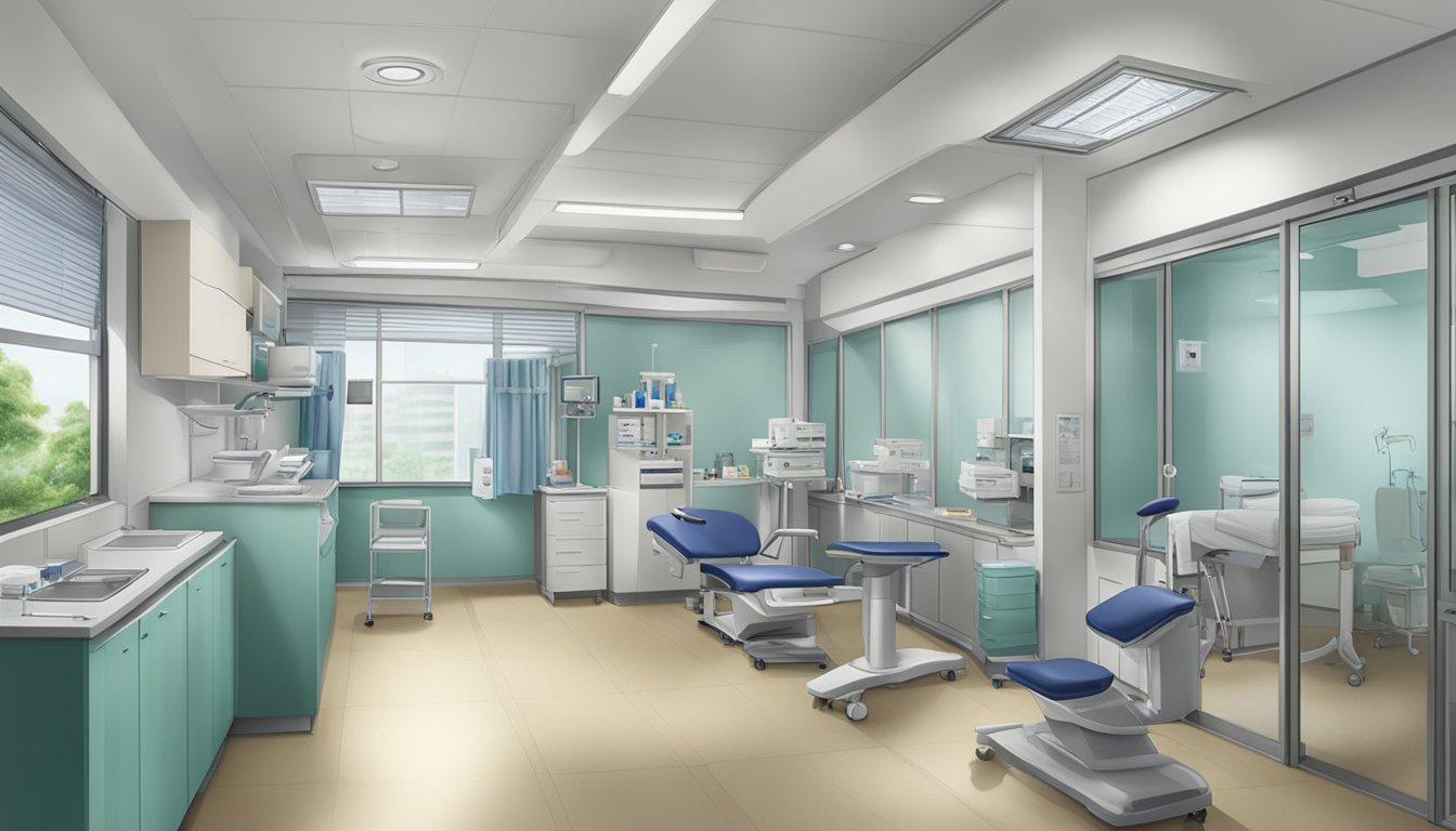 Dr. Yong Quek Wei's clinic at Tan Tock Seng Hospital, Singapore