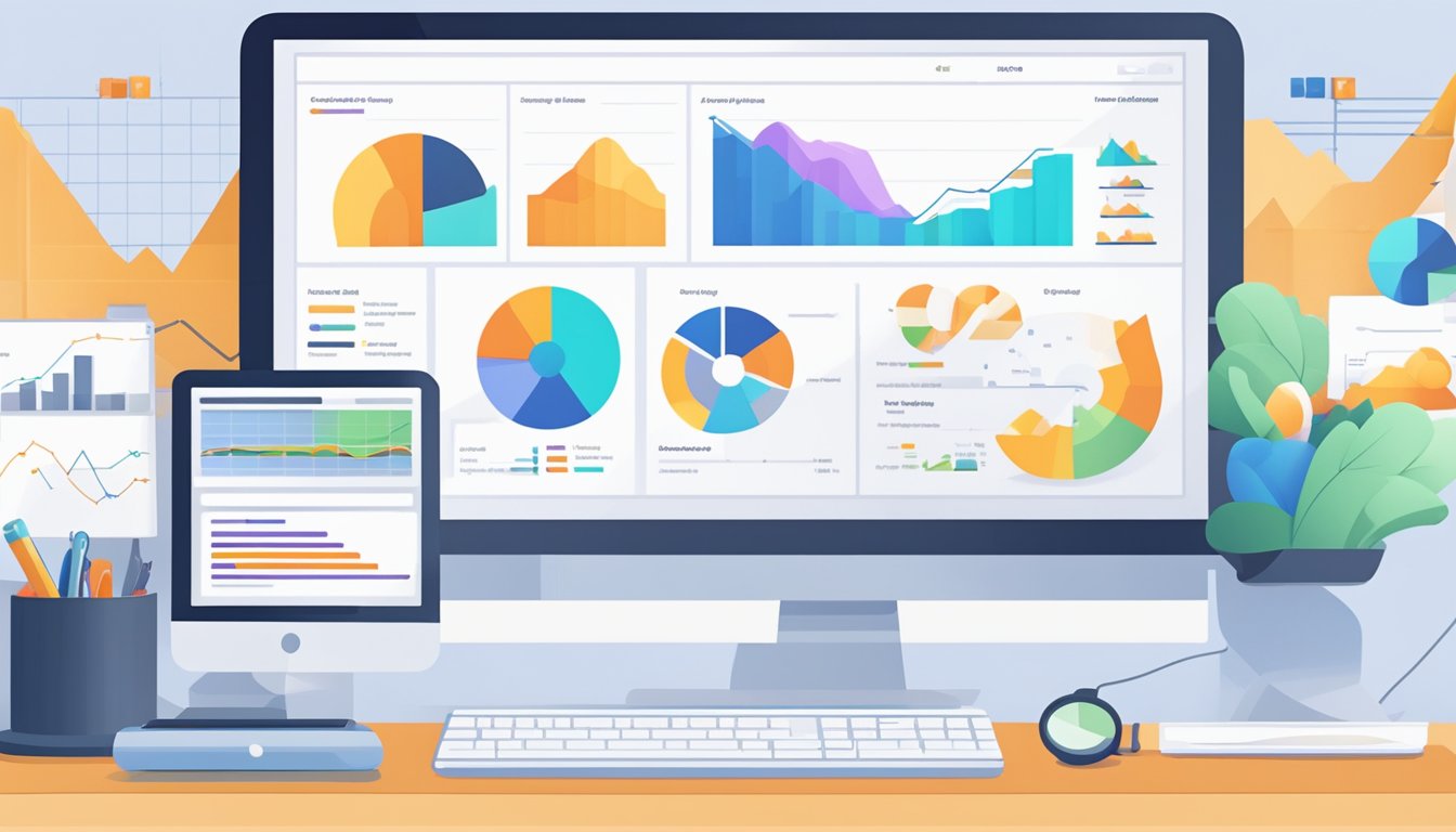 A computer screen displays Zik Analytics 8 Marketplace SEO Tools for Amazon, eBay, and Beyond.</p><p>Icons and graphs indicate data analysis and optimization