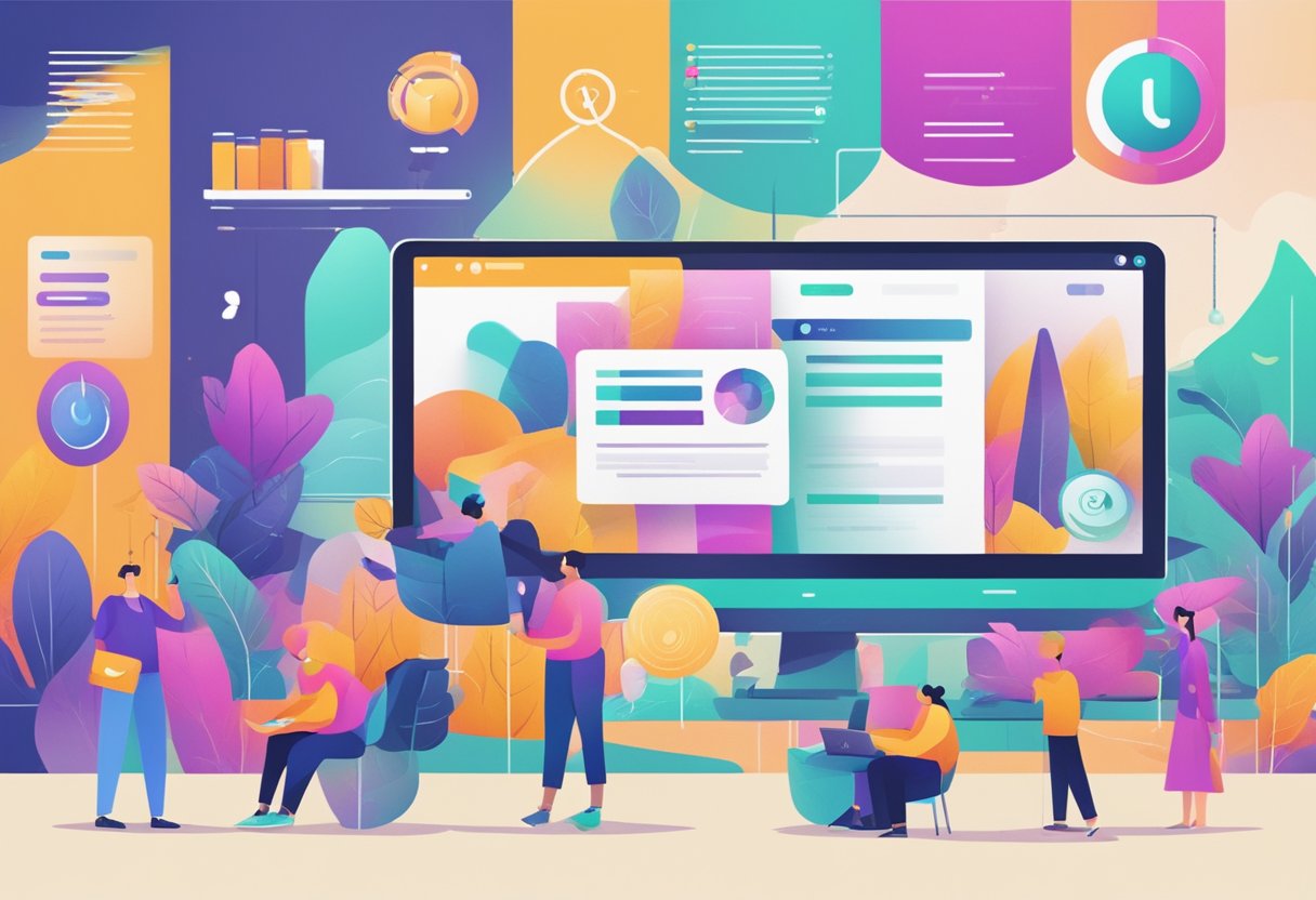 A vibrant website with clear navigation, impactful visuals, and compelling calls-to-action. Eye-catching colors and intuitive layout enhance user experience