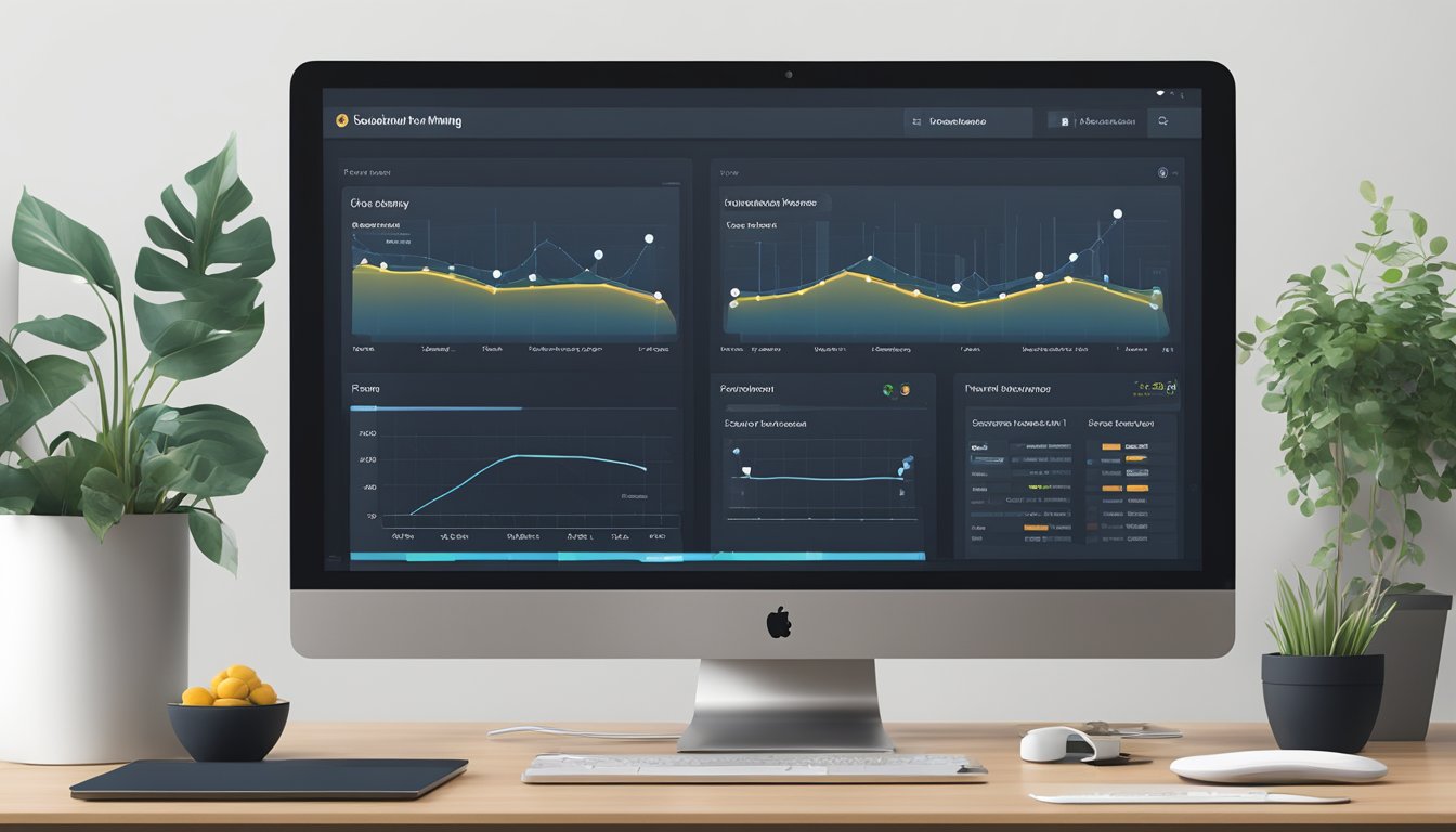 ContentKing interface analyzed for usability and user experience.</p><p>Data charts, navigation menus, and feedback forms displayed on a computer screen