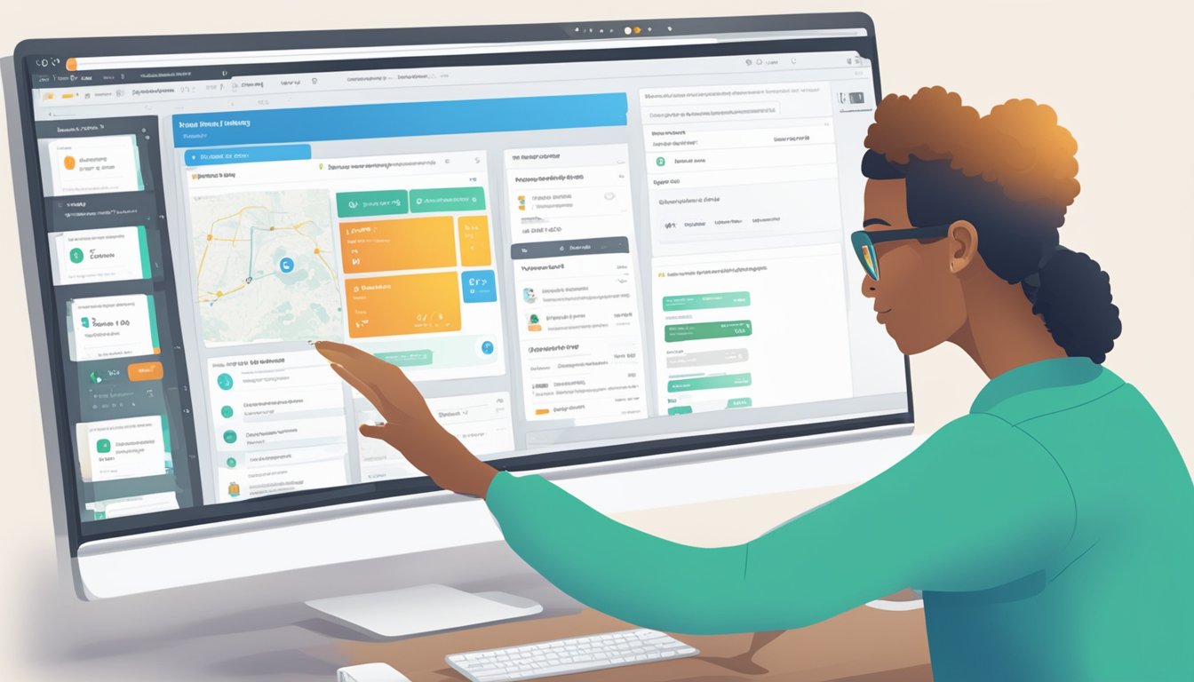 A person navigating through pricing options on a computer screen, with the Moz Link Explorer interface visible.</p><p>The person is clicking on different tabs and reviewing accessibility features