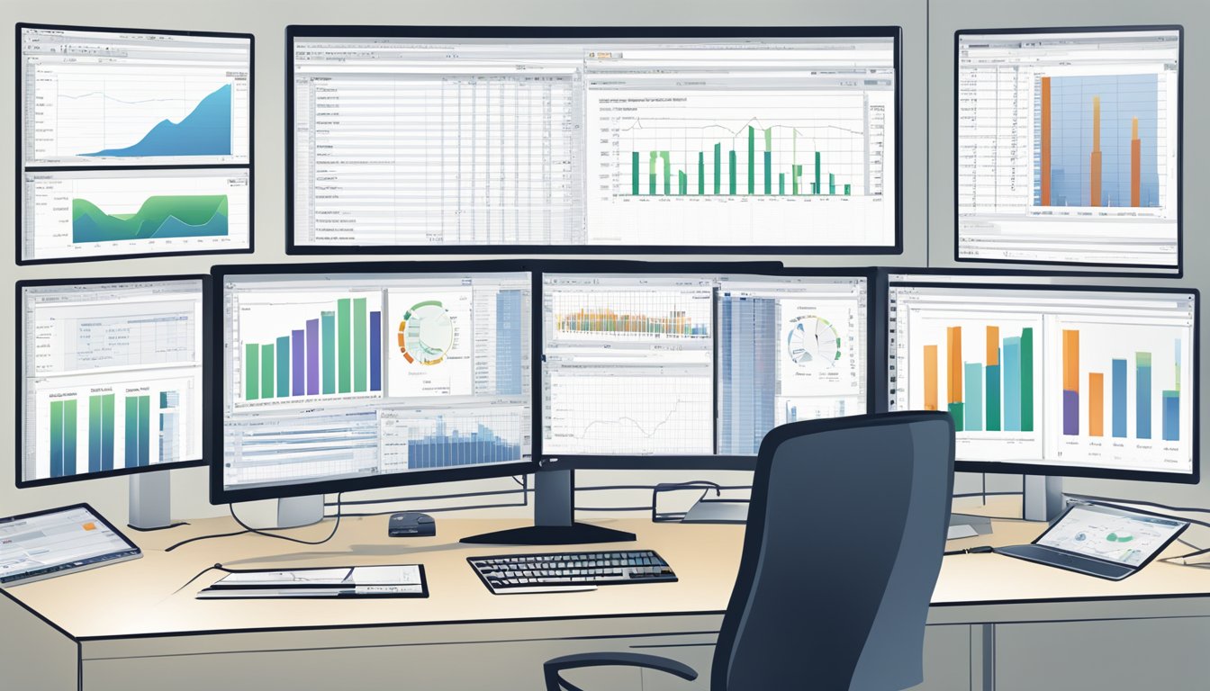 A computer screen displaying OpenLinkProfiler data being reviewed.</p><p>Charts, graphs, and tables show various reporting and outputs