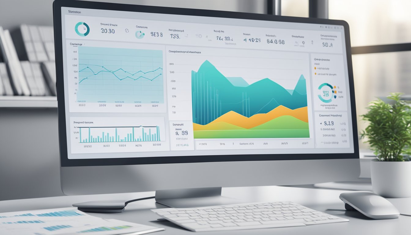 A computer screen displaying a dashboard with performance and reliability metrics.</p><p>Graphs and charts show data analysis